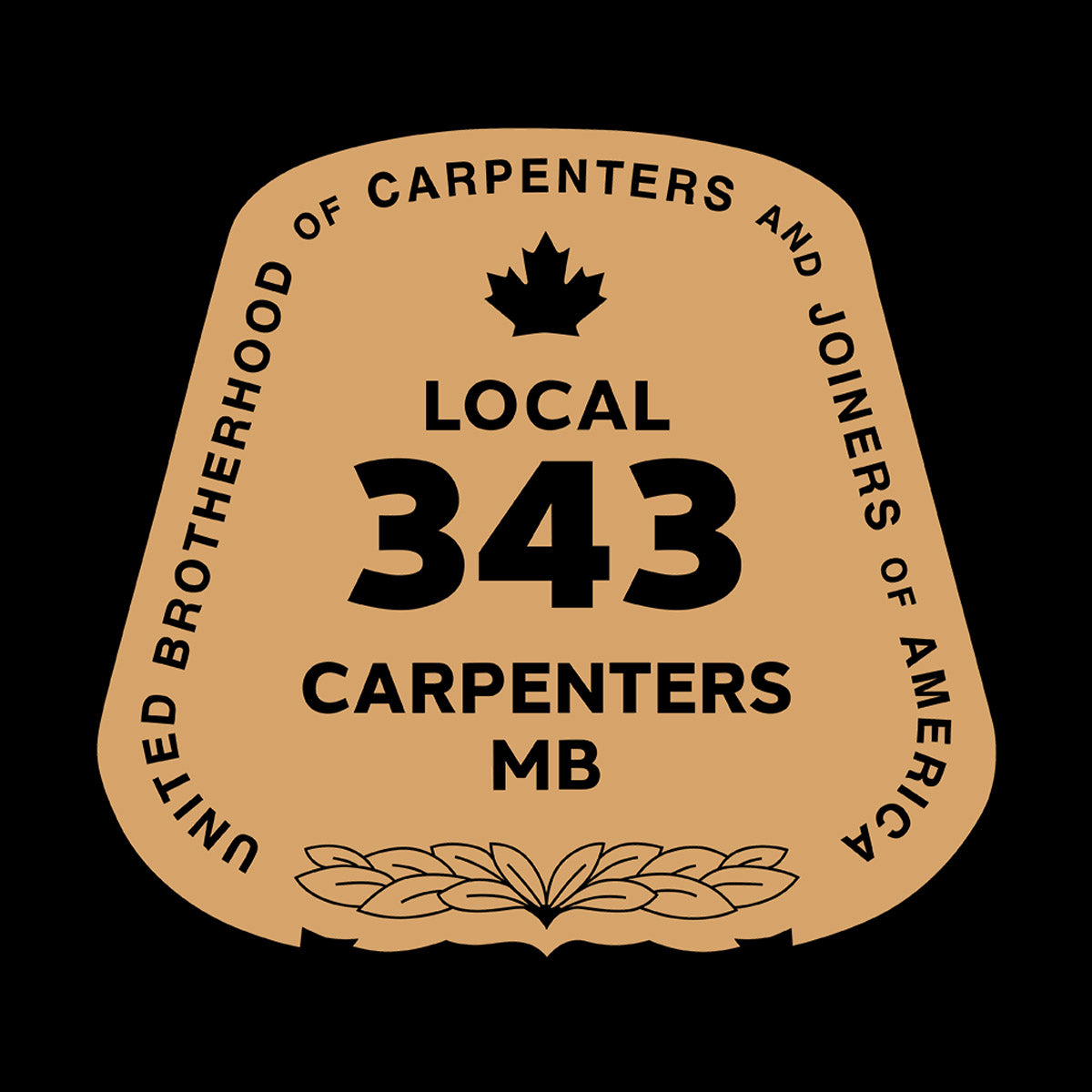 Carpenters 343 - Basic Badge Decal