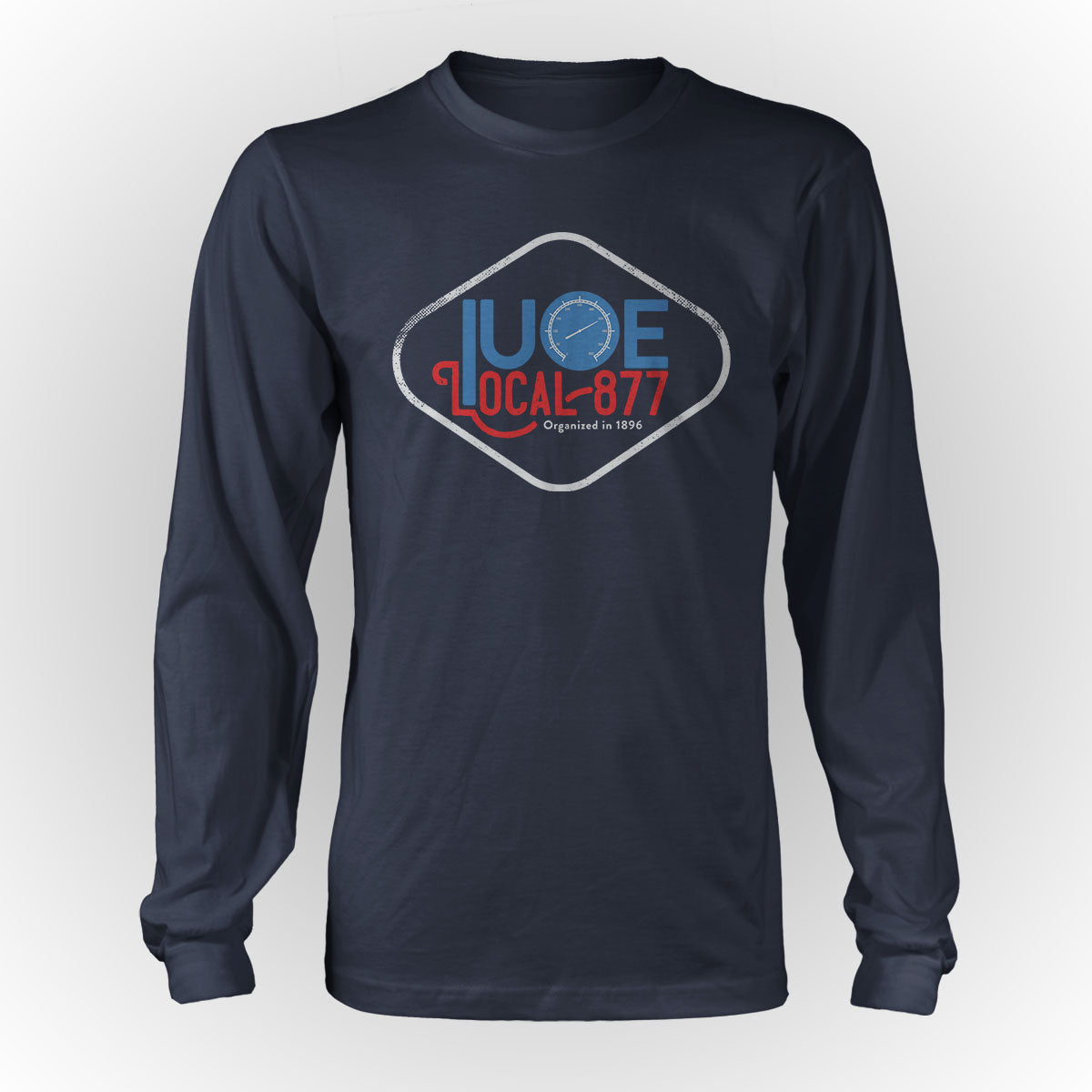 Round Diamond IUOE 877 Apparel - Navy