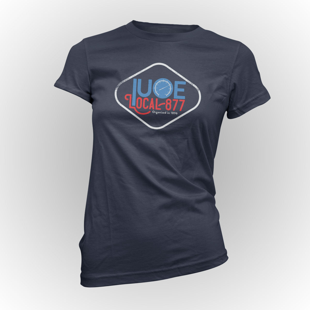 Round Diamond IUOE 877 Apparel - Navy