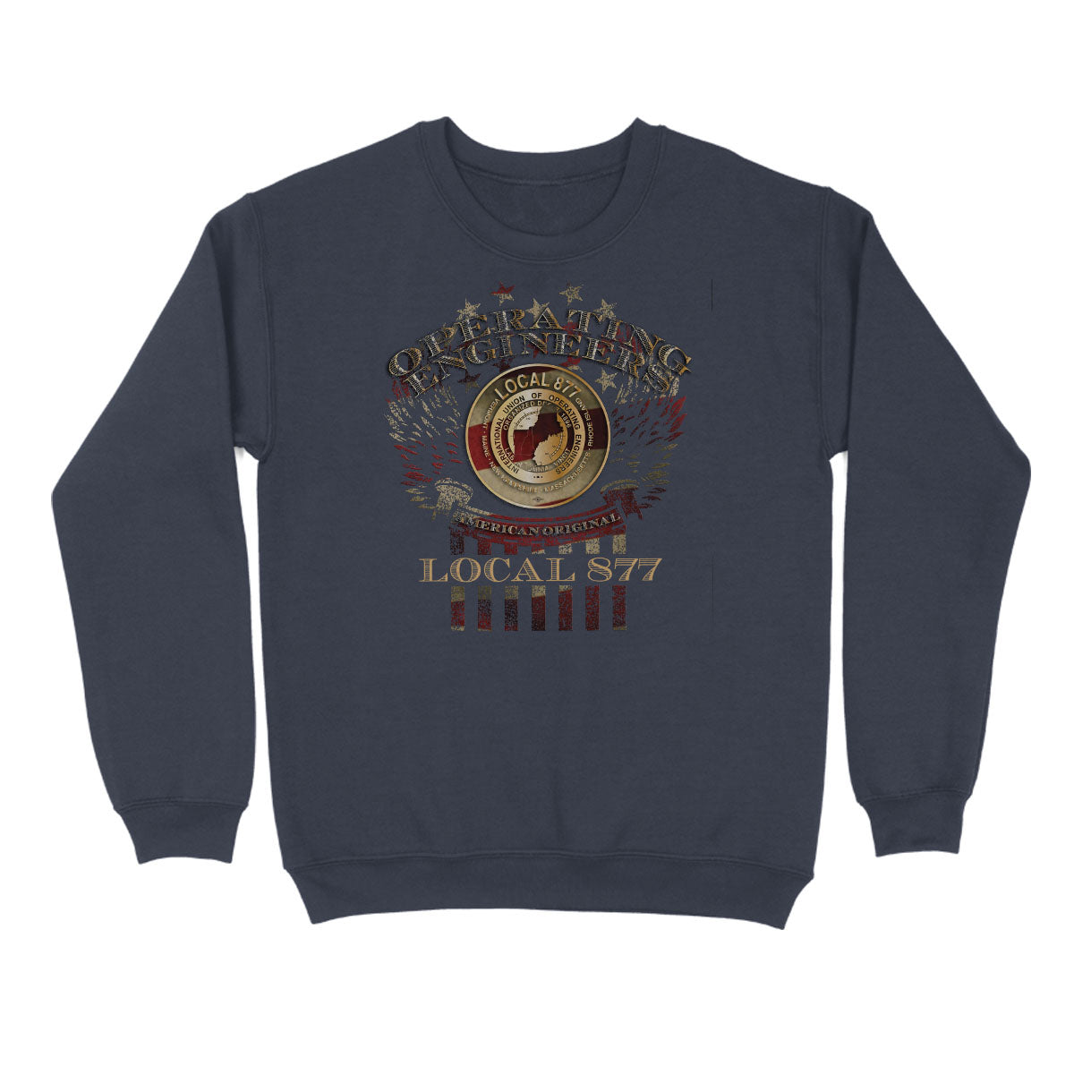 Winged Eagle IUOE 877 Apparel - Navy