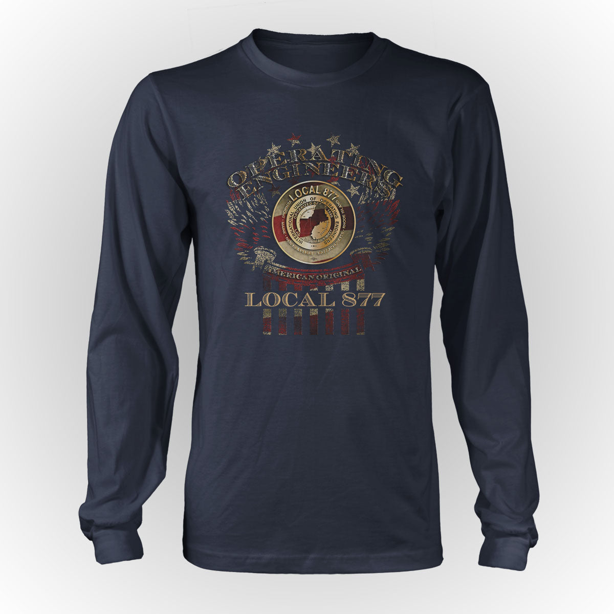 Winged Eagle IUOE 877 Apparel - Navy