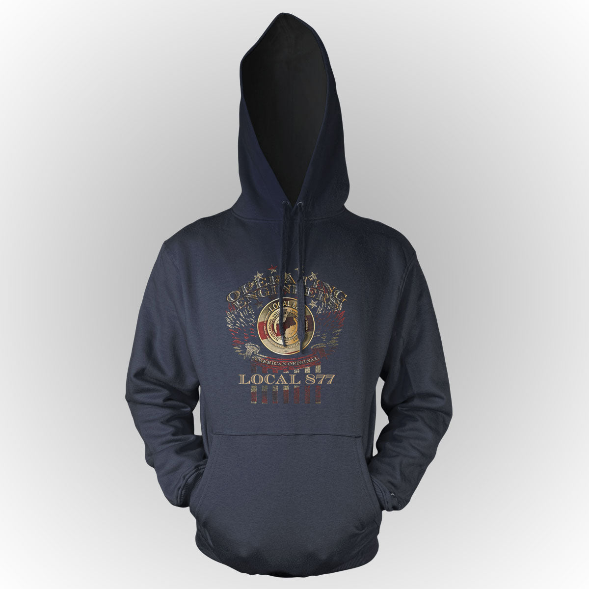 Winged Eagle IUOE 877 Apparel - Navy