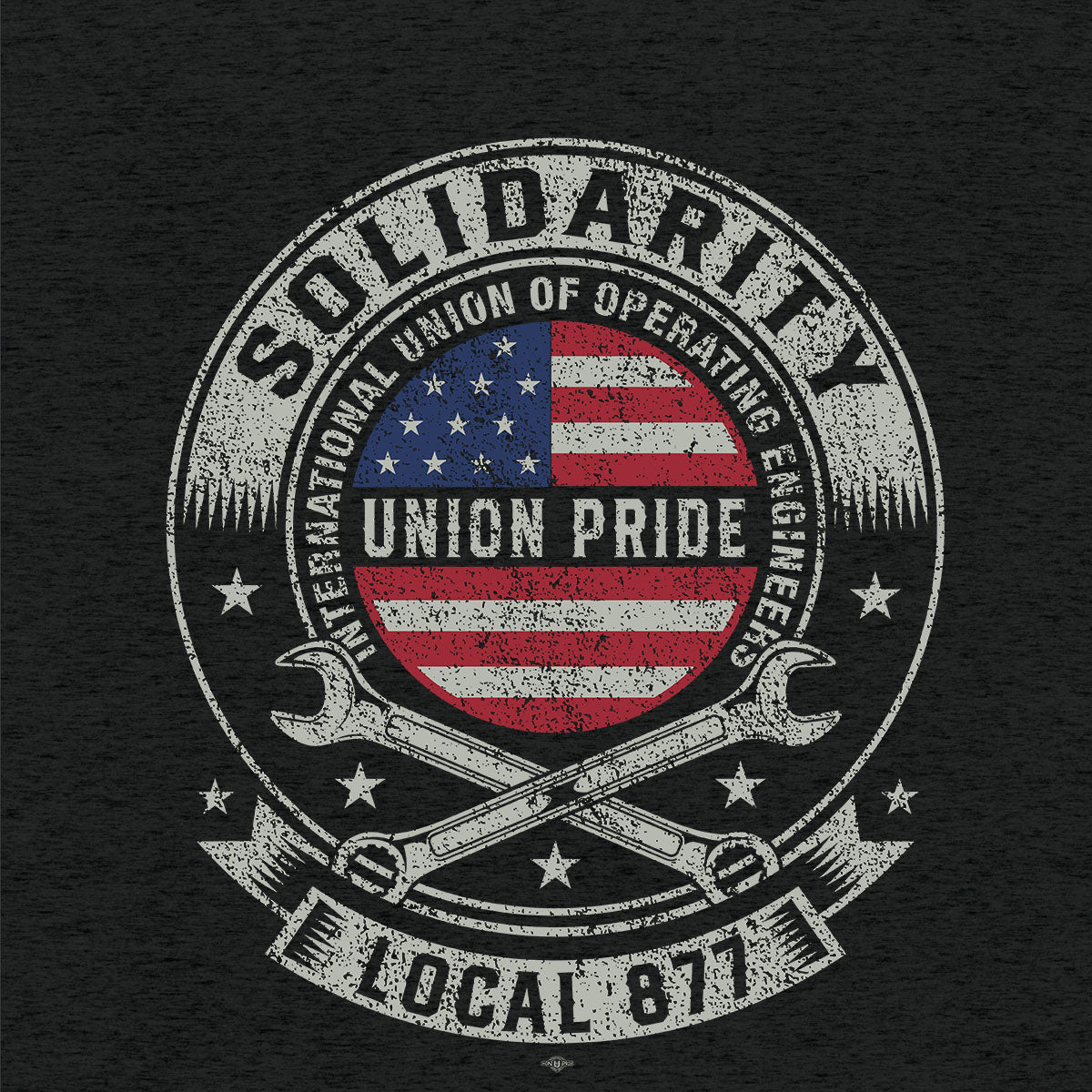 Solidarity IUOE 877 Apparel - Charcoal