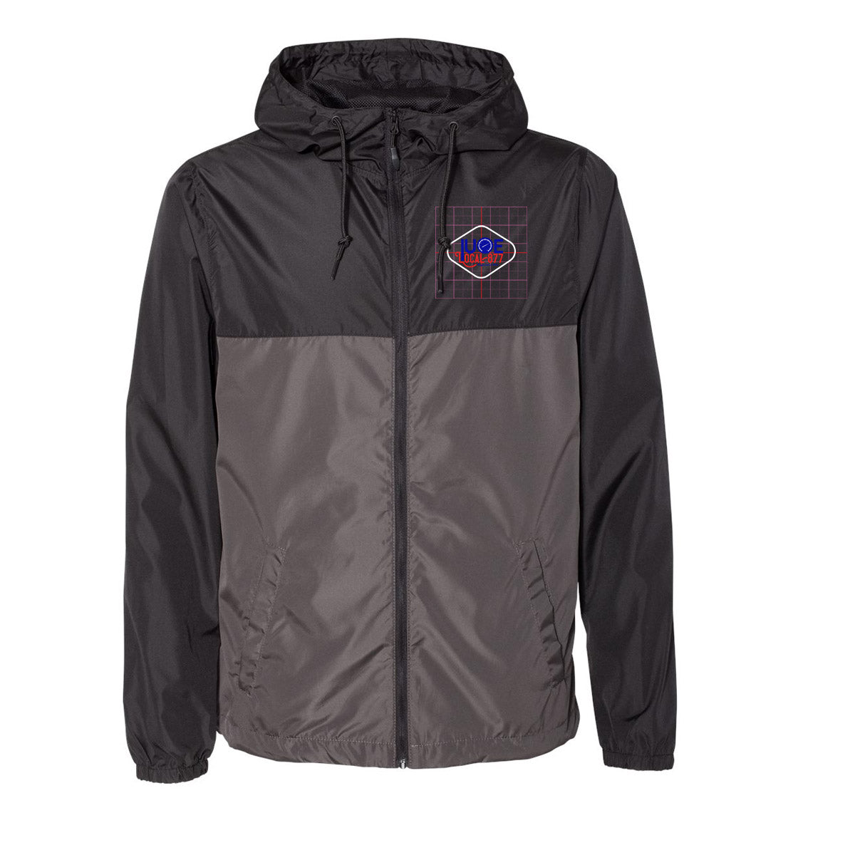 Windbreaker Full-Zip - Round Diamond Logo - IUOE 877