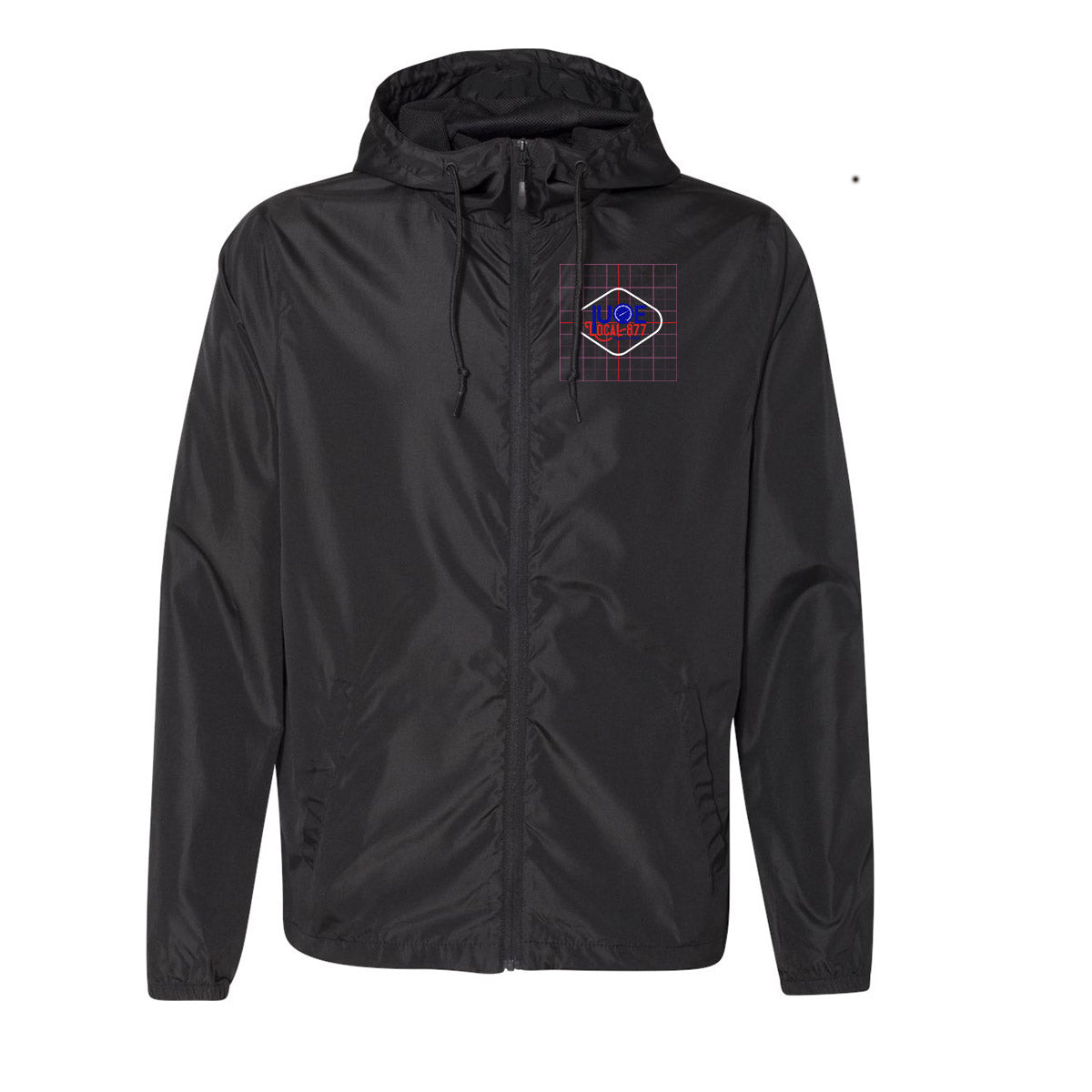 Windbreaker Full-Zip - Round Diamond Logo - IUOE 877