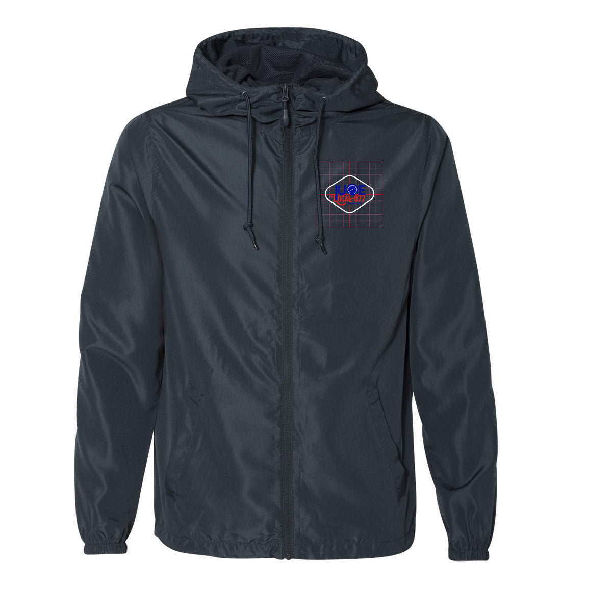 Windbreaker Full-Zip - Round Diamond Logo - IUOE 877