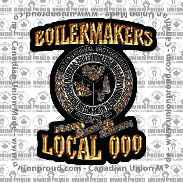 Boilermaker Luxury Decal – unionproud.com