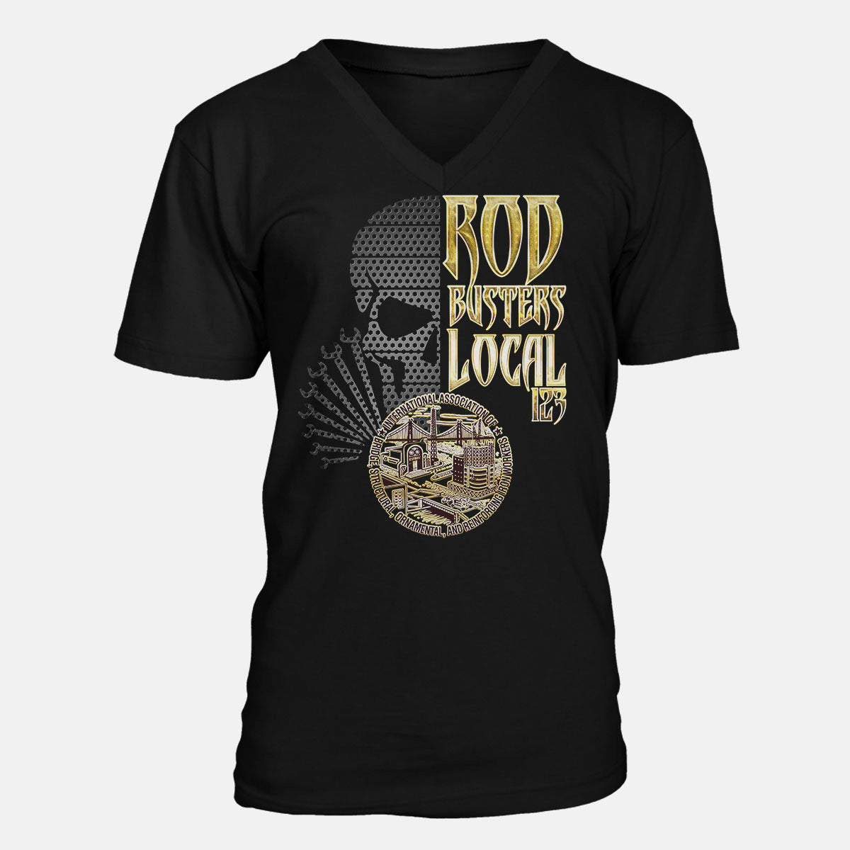 IW Rodbusters Metal Wrench Skull Apparel