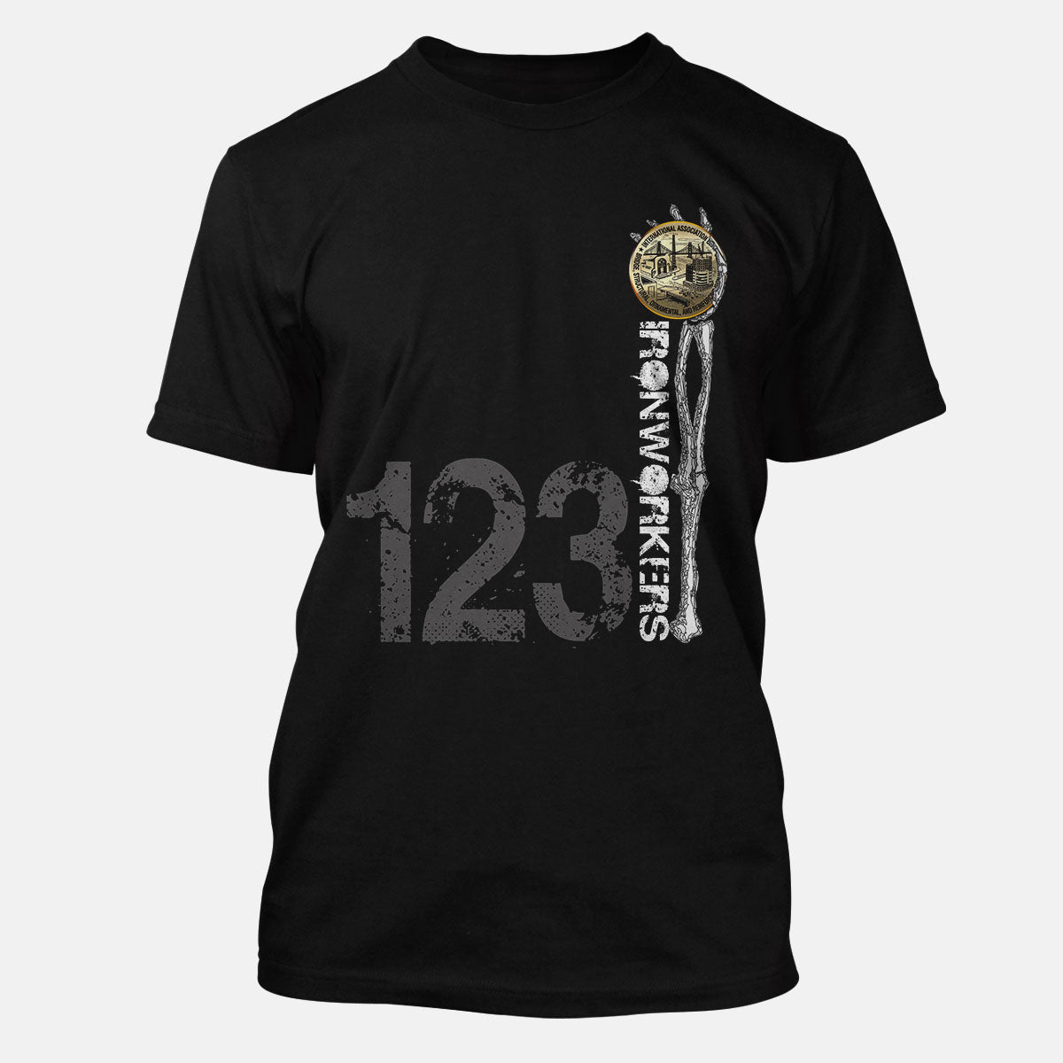 Ironworkers Skeleton Hand Union Apparel
